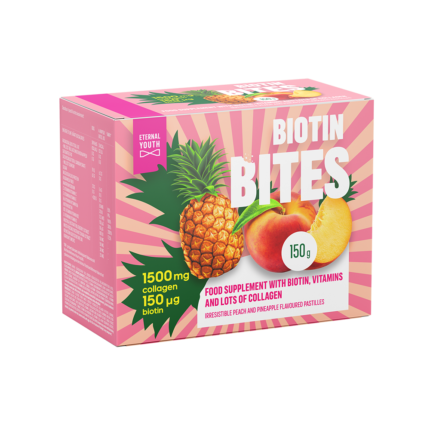 ETERNAL YOUTH BIOTIN BITES WITH COLLAGEN AND VITAMINS, 150G